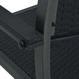  7-dijelni vrtni blagovaonski set crni | shoptok.hr