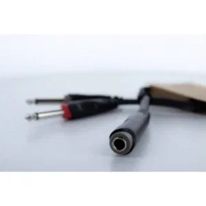 14885 utičnica audio Y-adapter [1x klinken utičnica 6.3 mm (stereo) - 2x klinken utikač 6.3 mm (mono)] 0.30 m cr