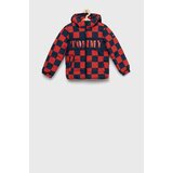 Tommy Hilfiger Dječja jakna boja: crvena | shoptok.hr