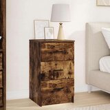 vidaXL Noćni ormar Dimljeni hrast 38 x 38 x 66 cm Konstruirano drvo | shoptok.hr