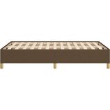  Okvir kreveta bez madraca tamnosmeđi 120x190 cm od tkanine | shoptok.hr