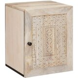 vidaXL Kopalniška omarica Bela 38 x 33.5 x 160 cm Trdna mangova les, (5000064430) Cene