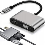  Adapter USB-C na HDMI 4K VGA hub USB 3.0 USB-C napajalnik Cene