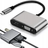 Adapter USB-C na HDMI 4K VGA hub USB 3.0 USB-C napajalnik
