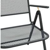vidaXL 3-dijelni vrtni blagovaonski set antracit metalni mrežasti | shoptok.hr