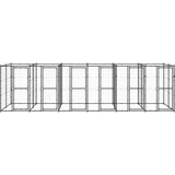 vidaXL vanjski kavez za pse čelični 14,52 m² | shoptok.hr