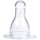 Canpol silikonska cucla za bebe spor protok, 3m+