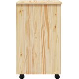  Pokretni ormar s ladicama MOSS Prozirni lak 53 x 39 x 65,5 cm | shoptok.hr