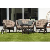 Bahama smeđa / Cappuccino garnitura 3+1 | shoptok.hr