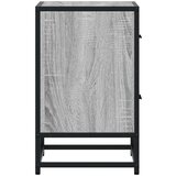 vidaXL Nočna omarica 2 kosa siva sonoma 40x31x50 cm inženirski les | Shoptok.si