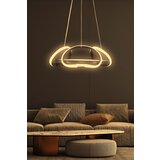  Arcturus crno-žuti luster sa led osvetljenjem | ePonuda.com
