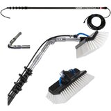 QLEEN kompletni Set za Pranje Solarnih Panela i Prozora (100%25 Karbon, Četka 27cm, DI Filter 12.5L) 4,5m Cene