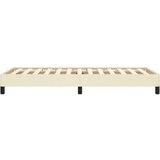 vidaXL Posteljni okvir krem 90x190 cm umetno usnje | Shoptok.si