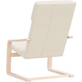  Stolica za opuštanje od tkanine krem | shoptok.hr