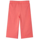  Dječje hlače sa širokim nogavicama koraljne boje 128 | shoptok.hr