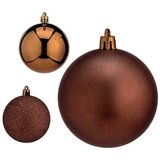 Set božićnih kuglica Smeđa Plastika 7 x 8 x 7 cm (12 kom.) | shoptok.hr