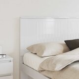  Uzglavlje s uzglavljem Sjajno bijelo 160 cm Konstruirano drvo | Eponuda.ba