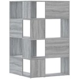  Kotna Knjižna omara - Knjižni regal 4-nadstropna siva sonoma 85x85x140 cm, (21725995) | Shoptok.si