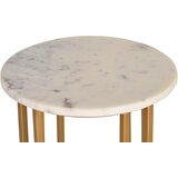 GINER Y COLOMER Klubska mizica z marmornim vrhom in zlatimi nogami, (22147351) | Shoptok.si