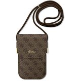 Guess Torbica Metal Script Logo Brown, za mobilni telefon, (20742707) Cene