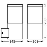 Ledvance Spoljašnje zidno svetlo EBRO 1xE27/20W/230V IP44 | Eponuda.com