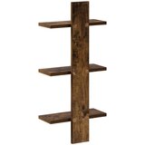  Zidna polica Dimljeni hrast 30 x 13.5 x 64.5 cm Prerađeno drvo | shoptok.hr