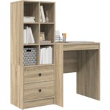 vidaXL Stol s pohranom Sonoma hrast Konstruirano drvo | shoptok.hr