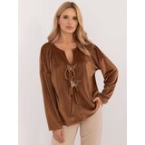 Italy Moda Blouse-DHJ-BZ-19916.03P-light brown Cijene