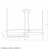 solea 28 visilica 34W 3000/4000/6000K bela/plava  solea 28 visilica 34W 3000/4000/6000K bela/plava Slike