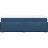  Krevet s oprugama i madracem plavi 90 x 200 cm od tkanine | shoptok.hr