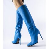 Gemre Blue high-heeled boots Conjunto | shoptok.hr
