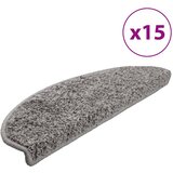  Prostirke za stepenice 15 kom 65x21x4 cm sive poluokrugle velike | shoptok.hr