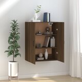 Viseći ormarić smeđi hrast 69,5x34x90 cm od konstruiranog drva | shoptok.hr
