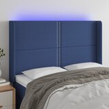  LED uzglavlje plavo 147 x 16 x 118/128 cm od tkanine | Eponuda.ba