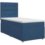  Boxspring krevet s madracem Plava 90 x 200 cm Tkanina | shoptok.hr