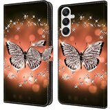 SUNSKY Eleganten etui ovitek za Samsung A35 5G, Metulj s kristali | Shoptok.si