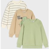 Sinsay Crewneck majica 3 pack | shoptok.hr