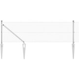 vidaXL varjena žična ograja z 13 sidrnimi kljukami 0.8x50 m galvanizirano jeklo | Shoptok.si