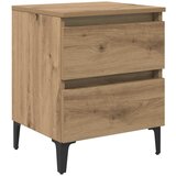 vidaXL Nočna omarica artisan hrast 40 x 35 x 50 cm Konstruiran les, (5000044066) Cene