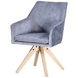 Lesnina-XXXL stol lisa, svetlo siva, pravi les | Shoptok.si