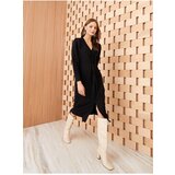 LC Waikiki Women's V-Neck Straight Long Sleeve Dress | shoptok.hr