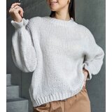  Beige asymmetrical sweater Castia | shoptok.hr