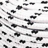 Pleteni brodski konop bijeli 6 mm x 100 m poliesterski | shoptok.hr