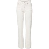 Weekday Kavbojke 'Pin' bela | Shoptok.si