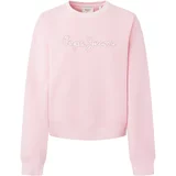 PepeJeans Sweater majica 'LANA' roza / roza / bijela