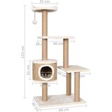  Penjalica za mačke sa stupovima za grebanje 123 cm morska trava | shoptok.hr