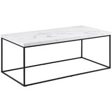 Actona Bela mizica z mizno ploščo v marmornem dekorju 55x110 cm Barossa – | Shoptok.si