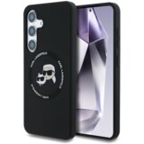 Karl Lagerfeld Originalen ovitek MagSafe Samsung Galaxy S25 Plus 5G - Heads - črn - KLHMS25MSKCHTCK Cene