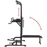 Power Tower Sprava za Vježbanje s Klupom za Trbušnjake | shoptok.hr