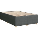 vidaXL Box spring postelja z vzmetnico temno siva 120x190 cm blago | Shoptok.si